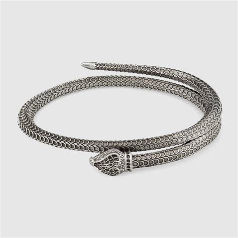 gucci men's snake bracelet|gucci garden snake bracelet.